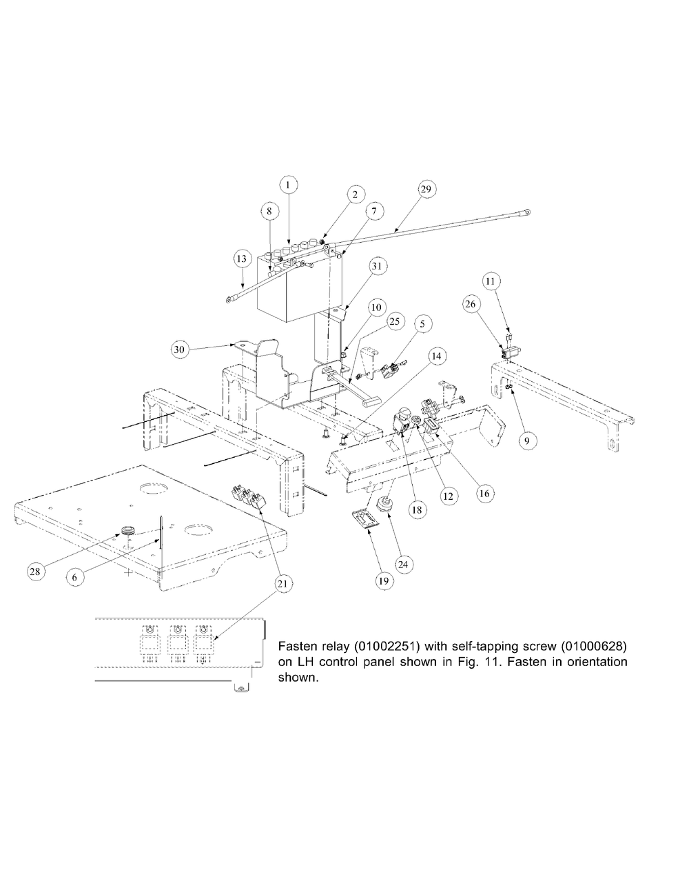 Electrical Assembly Kohler And Honda Diagram and Parts List for M60-KH (53AB5BDX150-27-HP)(2003) Cub Cadet Lawn Tractor